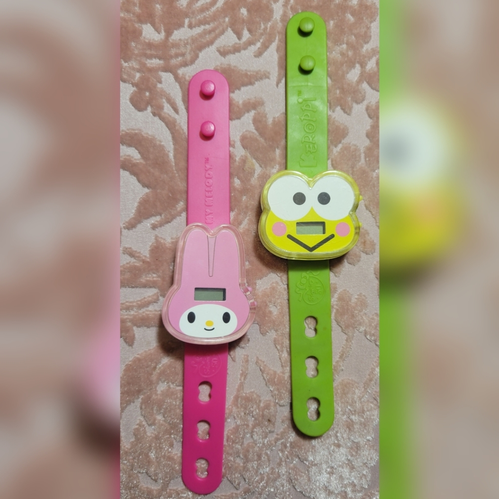 Hello Kitty McDonald's My Melody and Keroppi character watches!